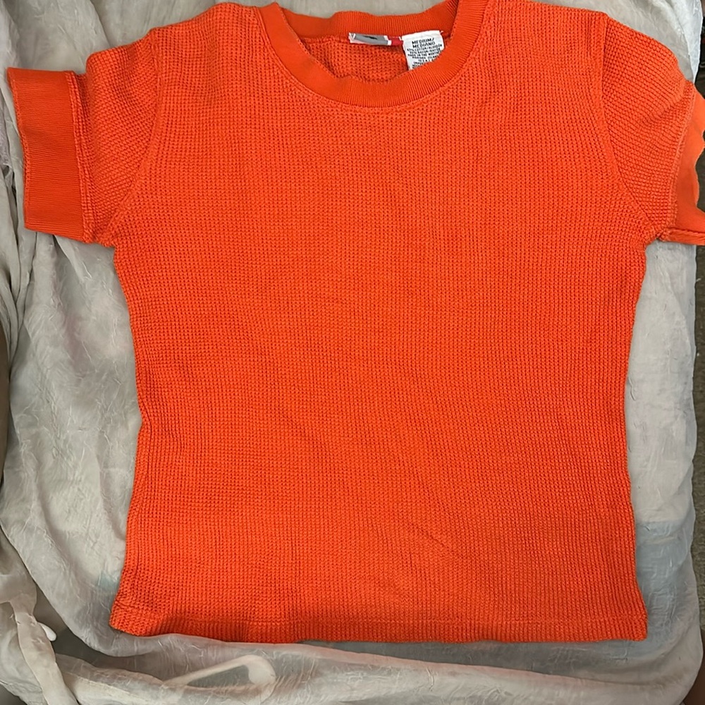 Boys Arizona shirt, size medium, orange